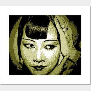 Anna May Wong moss grn Posters and Art